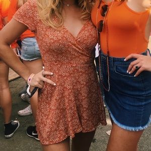 Forever 21 Burnt Orange Sundress